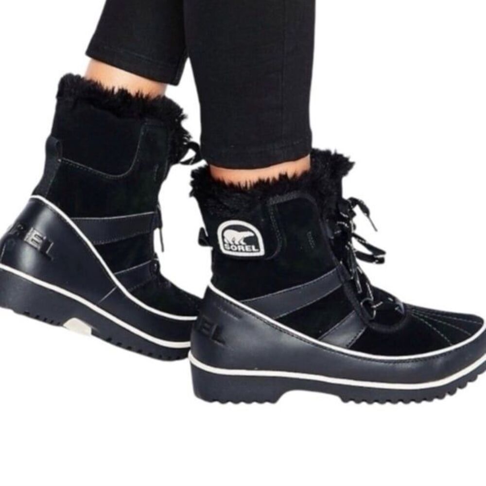 Sorel Women’s Tivoli II Fur Lined Lace Up Rain Winter Snow Mid Calf Boots